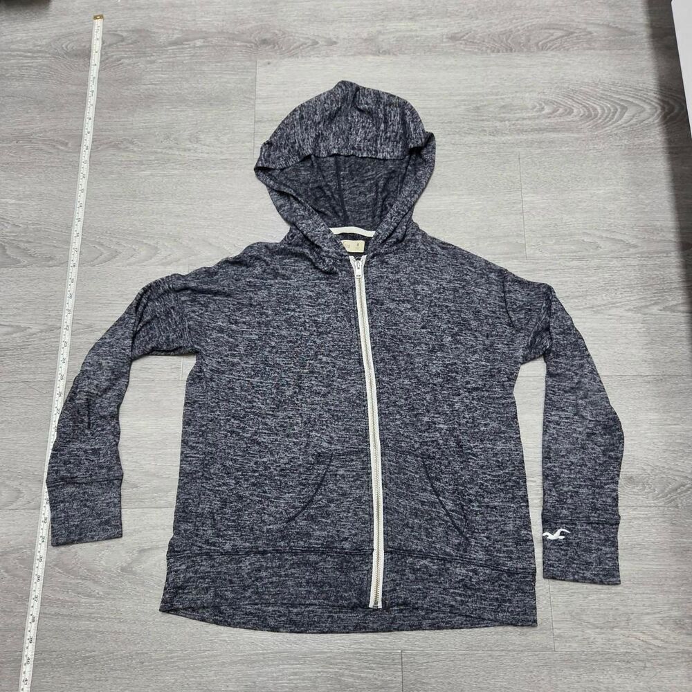 Hollister-co Women's Grey Hoodie